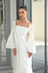ROYAL PLEATED SLEEVES Dazzling Collection April by Noura
